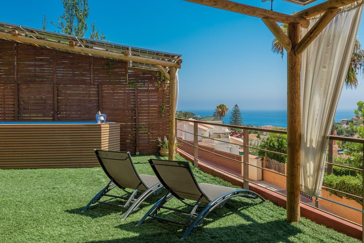 Sea View With Shared Terrace Apartment Malaga Exterior photo